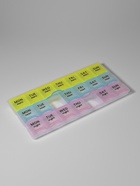 Таблетница - органайзер «Неделька», английские буквы, утро/день/ночь, 21.5×11×2 см, 21 секция, разноцветная - Фото 2