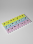 Таблетница - органайзер «Неделька», английские буквы, утро/день/ночь, 21.5×11×2 см, 21 секция, разноцветная - Фото 3