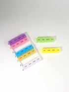 Таблетница - органайзер «Неделька», русские буквы, 18×11.5×2.5 см, утро/день/вечер/ночь, 7 контейнеров по 4 секции, разноцветная - Фото 5