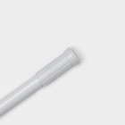 Карниз для ванной Доляна, телескопический, 110-200 см, белый - Фото 5