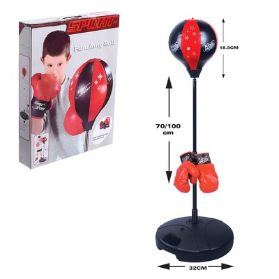 УЦЕНКА Набор для бокса «Профи»: напольная груша, перчатки