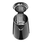 Чайник электрический "ЯРОМИР" ЯР-1059, пластик, колба металл, 1.8 л, 1500 Вт, чёрный - Фото 4