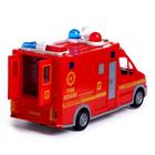 Машина «Пожарная служба», работает от батареек, световые и звуковые эффекты - фото 3715037