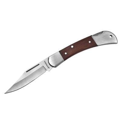 Нож STAYER 47620-1_z01, складной, с деревянными вставками