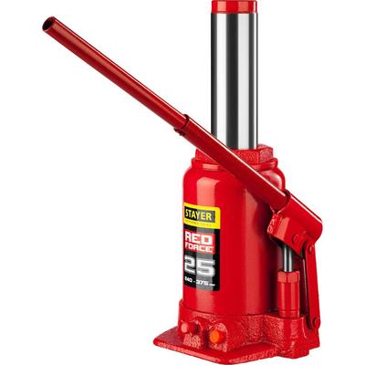 Домкрат бутылочный гидравлический STAYER RED FORCE 43160-25_z01, 240-375 мм, 25 т