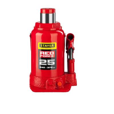 Домкрат бутылочный гидравлический STAYER RED FORCE 43160-25_z01, 240-375 мм, 25 т