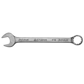 

Ключ комбинированный гаечный STAYER 27085-30, 30 мм