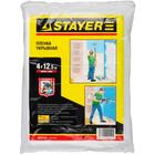 Пленка защитная STAYER "MASTER" 1225-15-12, укрывочная, HDPE, 12 мкм, 4 х 12,5 м 5533215 - фото 3305410