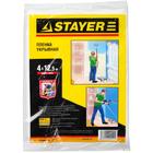 Пленка защитная STAYER "STANDARD" 1225-07-12, укрывочная, HDPE, 7 мкм, 4 х 12,5 м 5533218 - фото 3305413