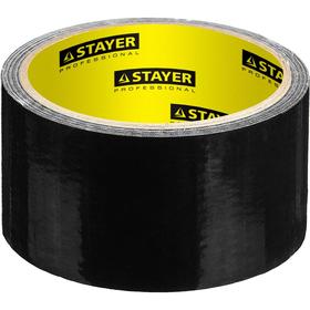 Лента армированная STAYER Professional 12086-50-10, влагостойкая, 48мм х 10м, черная