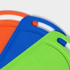 Доска разделочная Доляна «Дуга», прямоугольная, 25×15 см, пластик, оранжевая - Фото 6