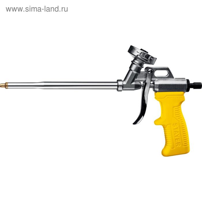 Пистолет для монтажной пены STAYER MASTER 06863_z02, металлический корпус - Фото 1