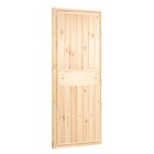 Дверь для бани и сауны, 170×70 см, деревянная, хвоя - Фото 2