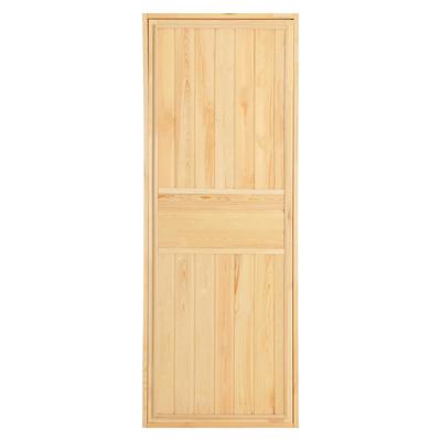 Дверь для бани и сауны, 180×70 см, деревянная, хвоя