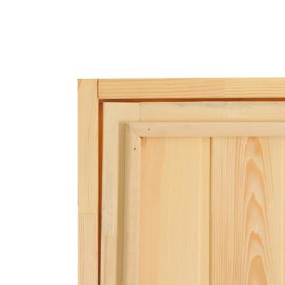 Дверь для бани и сауны, 180×70 см, деревянная, хвоя