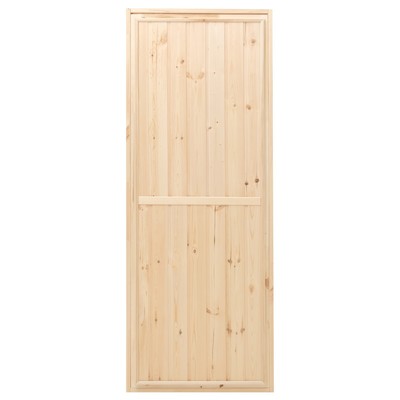 Дверь для бани и сауны, 180×70 см, деревянная, хвоя