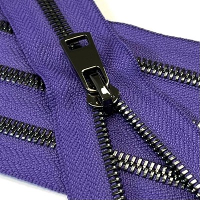 Молния для одежды №5СТ, неразъёмная, длина 18 см, цвет фиолетовый