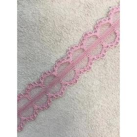 

Кружево, размер 2 см, 1 м, цвет пыльно-розовый