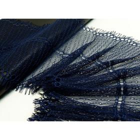Кружево реснички, размер 20 см, цвет синий