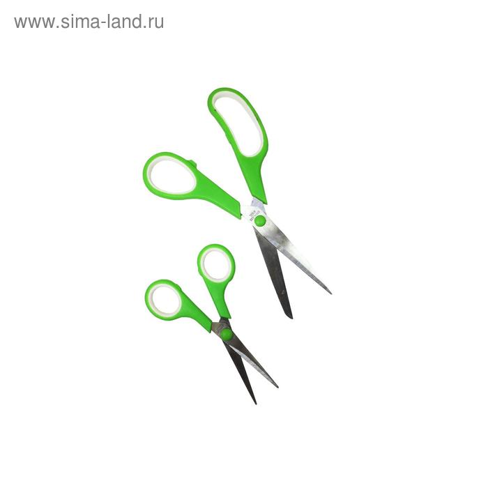Ножницы Scissors, размер 21см+14см, 2 шт в наборе - Фото 1