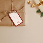 Шильдик на подарок «Новый год», 4,7 × 8  см - Фото 3