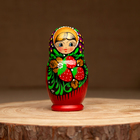 Матрешка дерево «Платочек», 5-кукольная, 10-13 см, ручная роспись - Фото 7