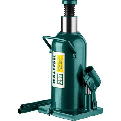 Домкрат бутылочный Kraftool KRAFT-LIFT 43462-20_z01, гидравлический, подъем 244-449 мм, 20 т