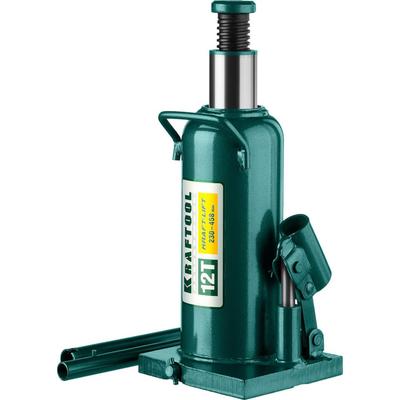Домкрат бутылочный Kraftool KRAFT-LIFT 43462-12_z01, гидравлический, подъем 230-460 мм, 12 т