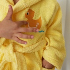 Халат махровый детский «Экономь и Я. Утёнок», размер 34, 320 г/м², жёлтый - Фото 8