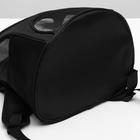 Рюкзак для переноски животных, 31,5 х 25 х 33 см, черный - фото 8500370