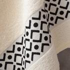 Полотенце махровое Этель «Орнамент», молочное 30х70 см, 100% хлопок, 370гр/м2 - Фото 2