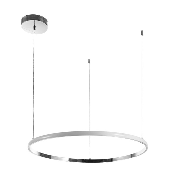 Светильник 86035/1 LED 46 Вт 4000К хром 60×60×2-102 см BayerLux - Фото 1