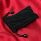 Анальная пробка с кристаллом, красная, d=28 мм - Фото 3