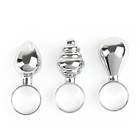 Анальная пробка с кольцом, набор 3 штуки, d=25;23;23 мм - Фото 2