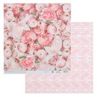 Бумага для скрапбукинга «Пионы», 30,5 х 32 см, 190 г/м² - Фото 3