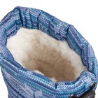 Сапоги комбинированные с фиксатором, утепл. иск. мехом, с цветным рисунком, С-35.350Б, р.38 до -5°С - фото 26892760