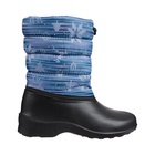 Сапоги комбинированные с фиксатором, утепл. иск. мехом, с цветным рисунком, С-35.350Б, р.38 до -5°С - фото 26892755