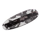 Заколка-автомат для волос роза сетка 8 см овал - Фото 1