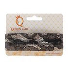 Заколка-автомат для волос роза сетка 8 см прямой - Фото 3