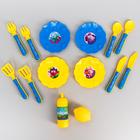 Игровой набор детской посуды «Веселая кухня», Смешарики - фото 31868052