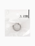 Кольцо керамическое «Дуэт», чёрное в серебре, 18 размер - фото 23237628