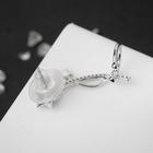 Серьга «Кафф» звёздное небо, цвет белый в серебре 5514708