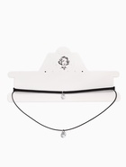 Чокер «Две нити» бусинка, цвет белый,35 см (комплект 2 шт) - фото 61007327