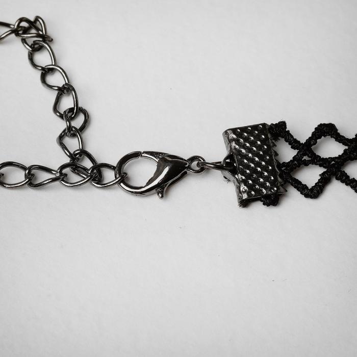 Чокер «Госпожа» крестики и цепочки, цвет чёрный,30 см - фото 1885097537