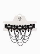 Чокер «Госпожа», ажур и цепочки, чёрный, 30 см  (артикул 5514743)  большой выбор товаров оптом и в розницу по низким ценам с доставкой