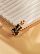 Брошь «Скрипка», цвет чёрно-белый в золоте - Фото 5