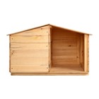 Будка для собаки, 105 × 75 × 64 см, деревянная, с крышей - Фото 4