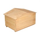 Будка для собаки, 105 × 75 × 64 см, деревянная, с крышей - фото 8578534