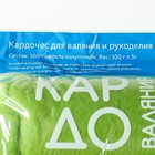 Шерсть для валяния "Кардочес" 100% полутонкая шерсть 100гр (045 зел. яблоко) - Фото 4