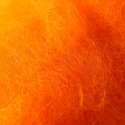 Шерсть для валяния "Кардочес" 100% полутонкая шерсть 100гр (068 апельсин) - Фото 3
